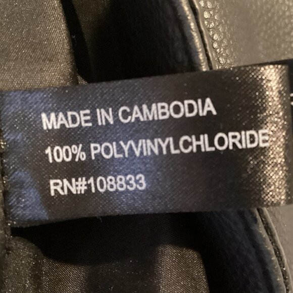 Kenneth Cole Reaction Concord Backpack Purse Vegan Faux Leather Multicolor 211G - Picture 11 of 12